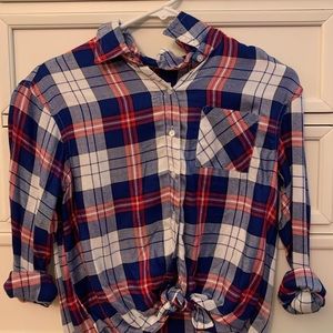 red/blue/white flannel